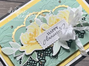 all things fabulous elegantly said anniversary card stampin up
