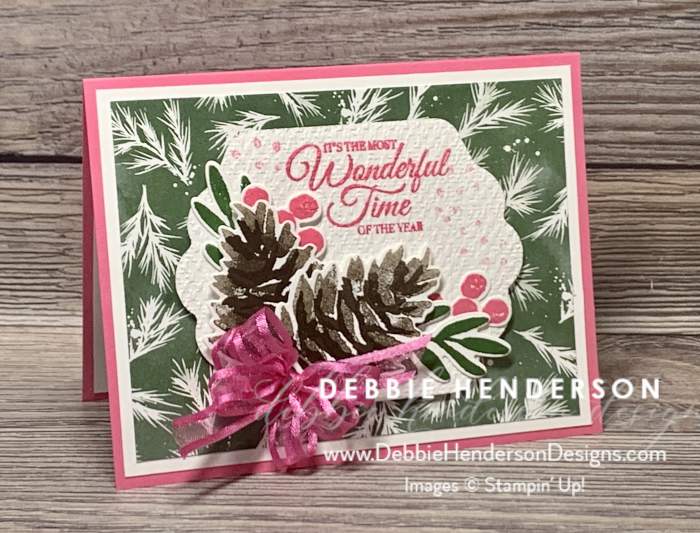 create with connie and mary saturday blog hop painted christmas holly jolly wishes christmas season labels stampin up