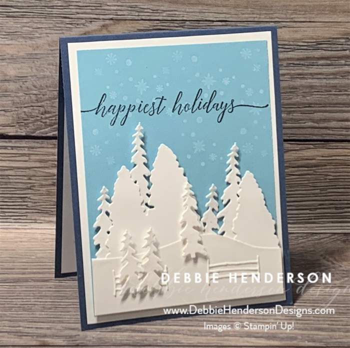 create with connie and mary saturday blog hop cabin dies heartfelt wishes peaceful deer stampin up