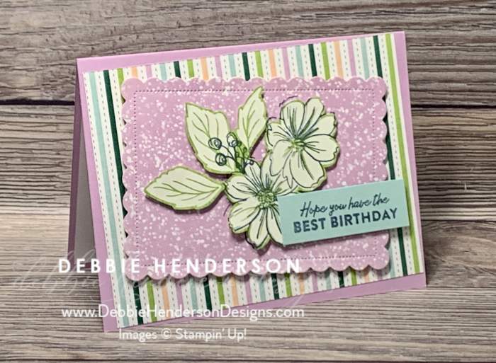 stampin up sale-a-bration hello friend