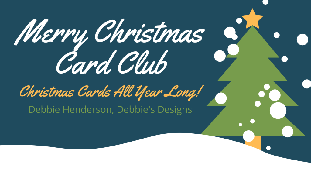 merry christmas card club stampinup peaceful deer