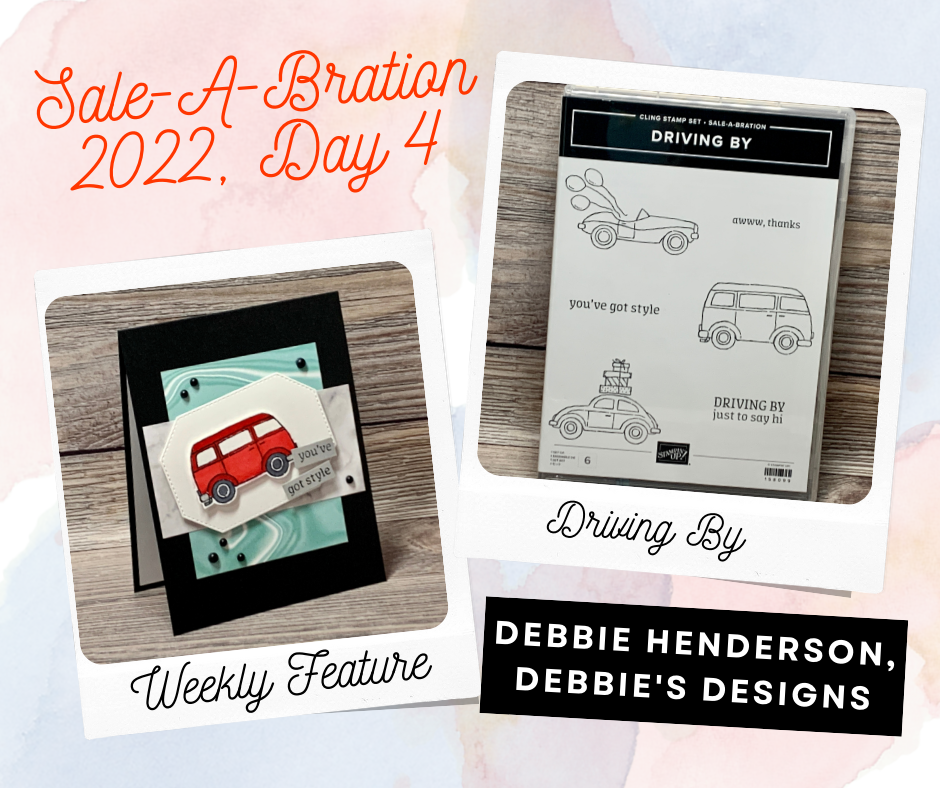 stampin up driving by marbleous designer paper sale-a-bration