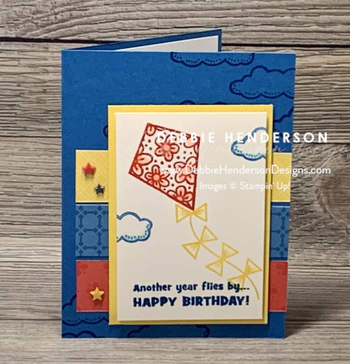 kite delight three layouts stampin up