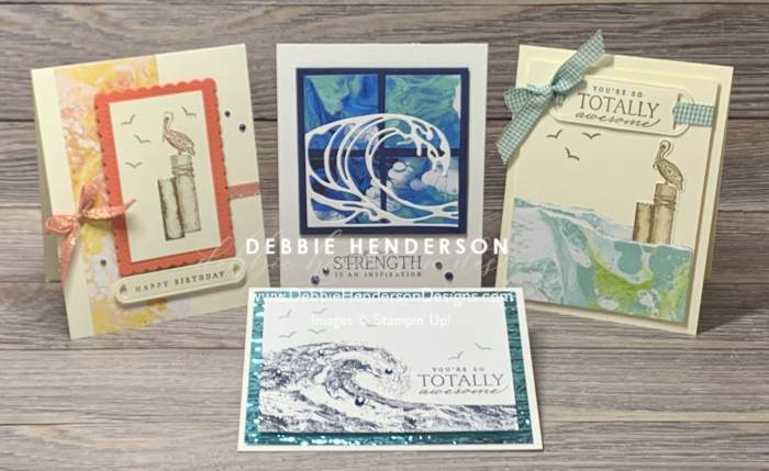 stampin up waves of the ocean stamp and ink designs team