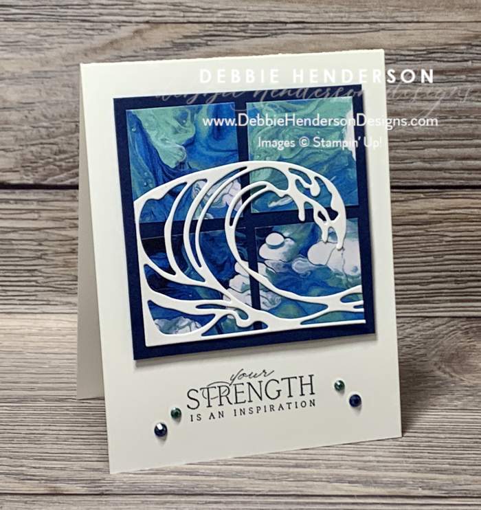 stampin up waves of the ocean stamp and ink designs team
