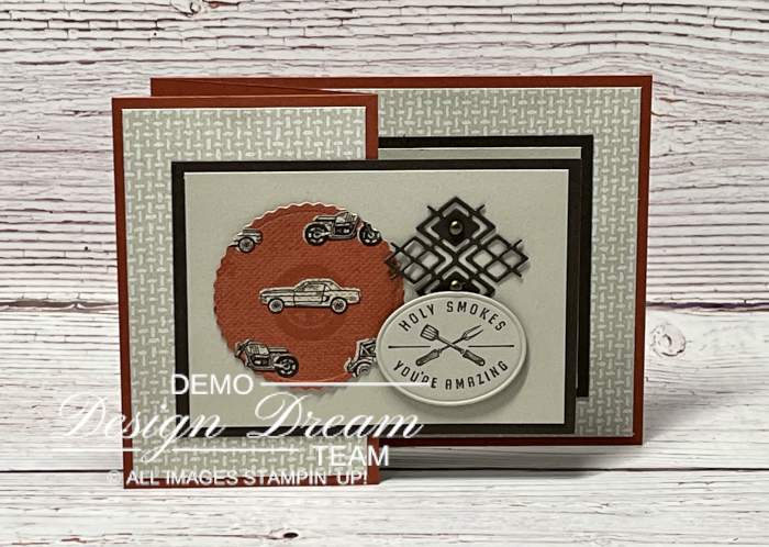 Stampin Up He's all that bundle He's the man collection masculine z fold