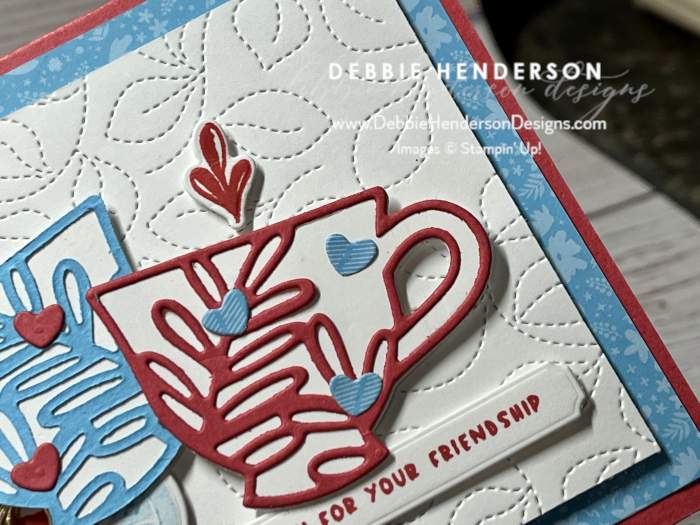 one card swap stampin up cup of tea