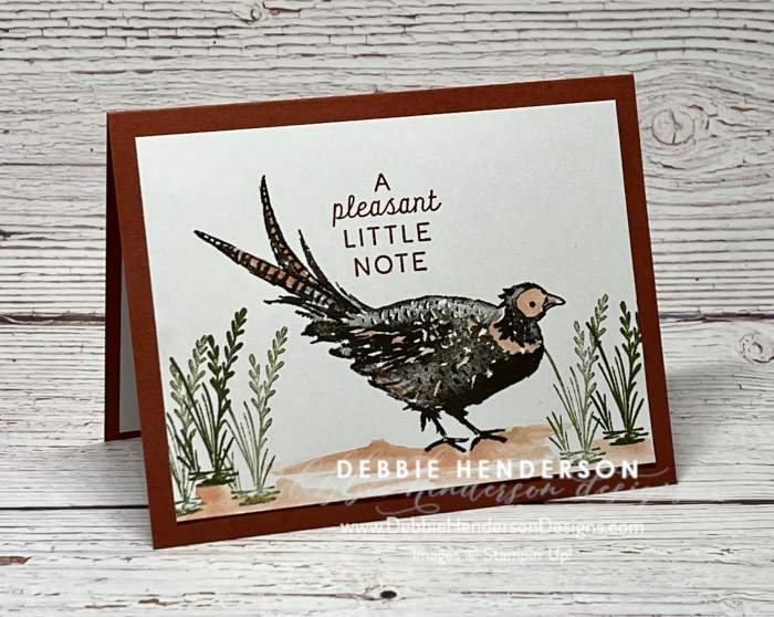 control freaks blog hop stampin up rustic harvest designer paper painted pheasants