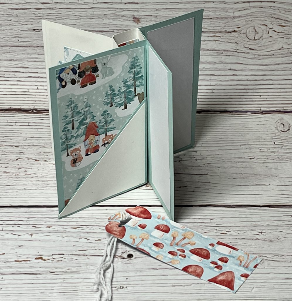 stamp and ink designs team swap storybook gnomes suite pinwheel tower card