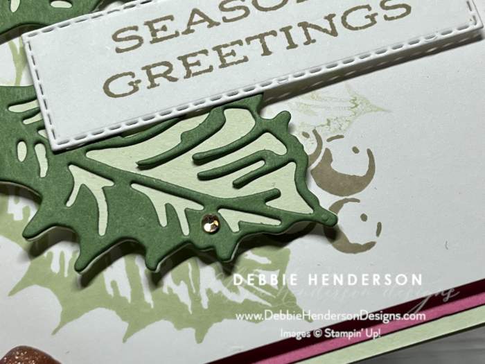 stampin up trip achievers blog hop leaves of holly bundle christmas