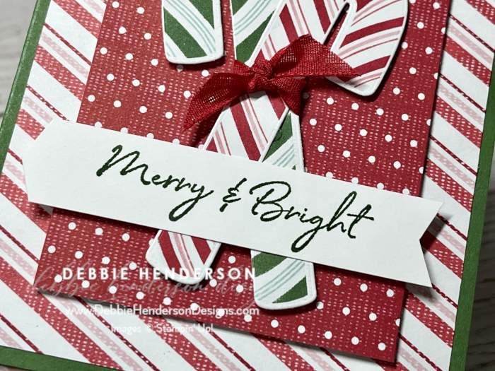 stampin up sweet candy canes sweetest christmas designer paper saturday blog hop