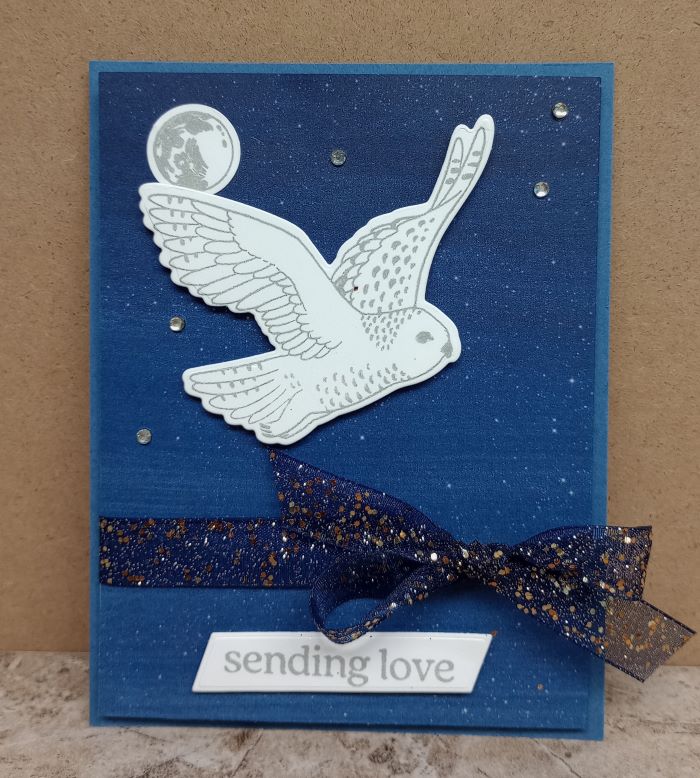 stampin up stamp and ink designs team featured designers christmas card fold perched on a tree