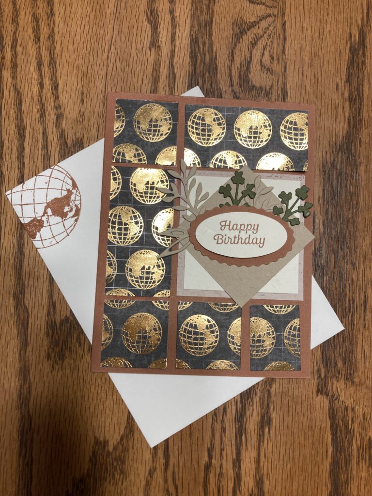 stampin up stamp and ink designs team featured designers christmas card fold perched on a tree
