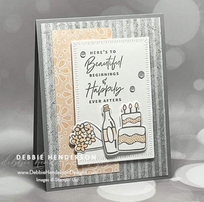 create with stamping friends stampin up attention shoppers country lace wedding anniversary